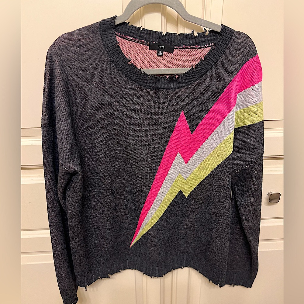 EUC, vibrant sweater, sz small